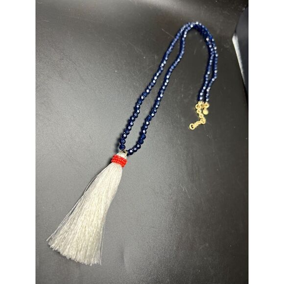 J.Crew White Tassel Necklace - Picture 4 of 5